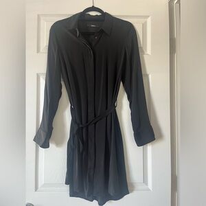 Quince Silk Shirt Dress